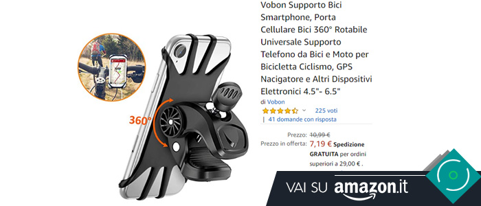 Porta cellulare per bici