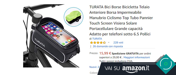 Porta smartphone bici
