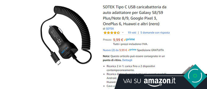 Caricabatterie da auto SDTEK