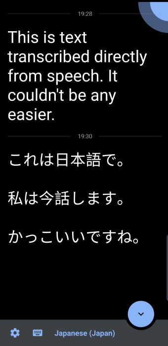 Google Live Transcribe
