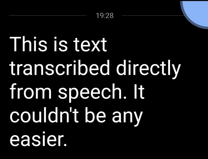 Google Live Transcribe