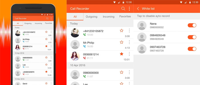 Call recorder app