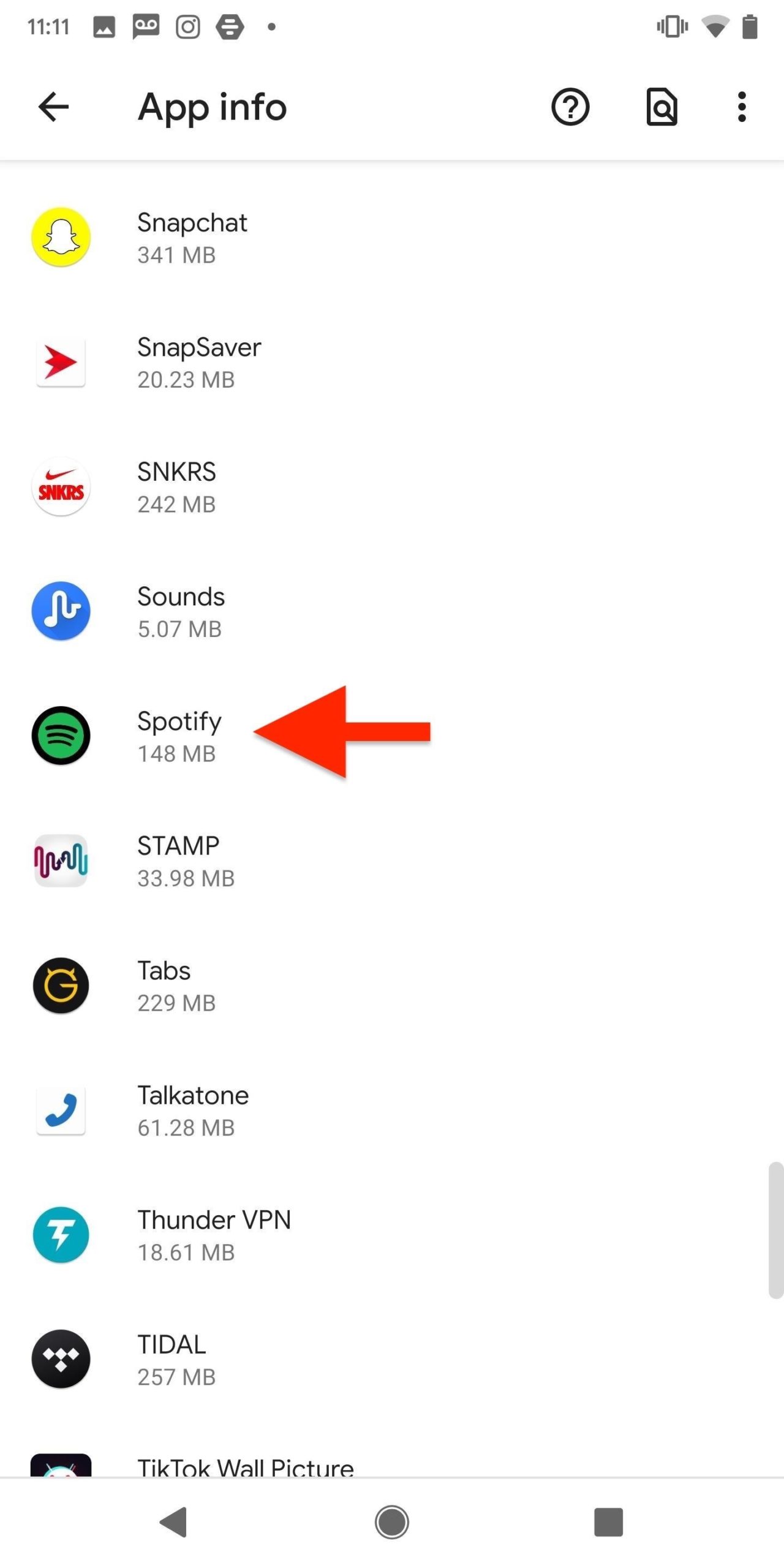 Impostazioni permessi Android