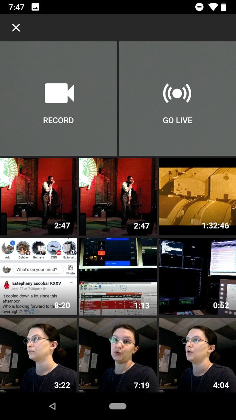 Caricare video YouTube Android