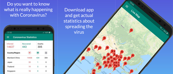 Migliori app monitoraggio Coronavirus