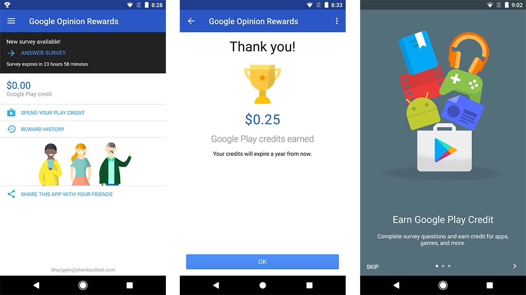 google opinion rewards guadagnare con lo smartphone