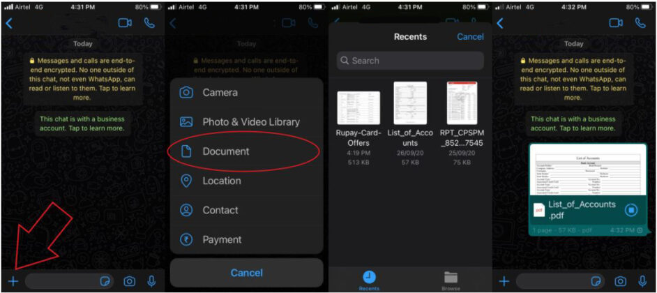 Condividere documenti