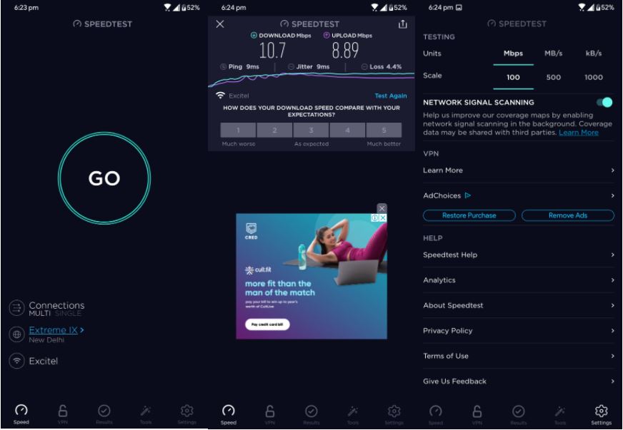 Speedtest