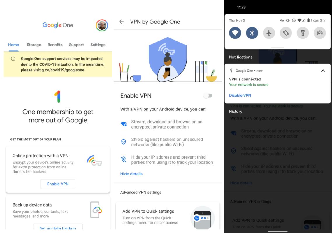 Google One VPN