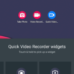 registrare un video quick video recorder