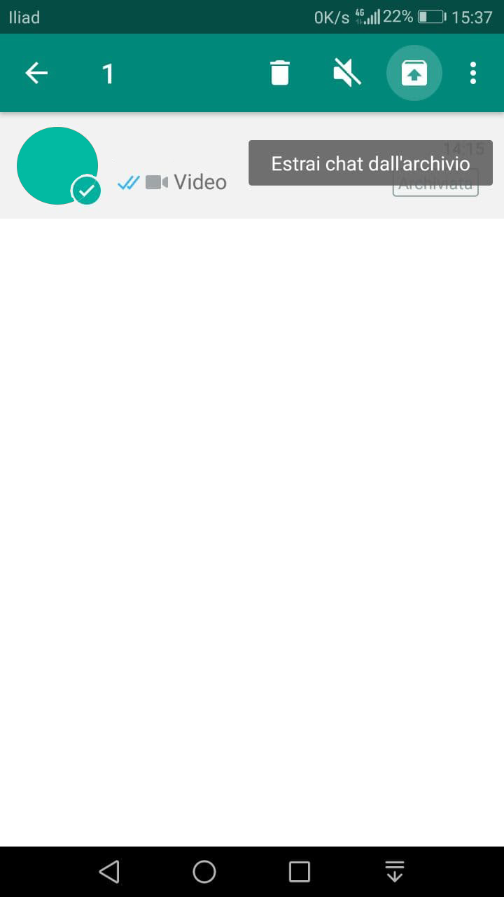 nascondere le conversazioni