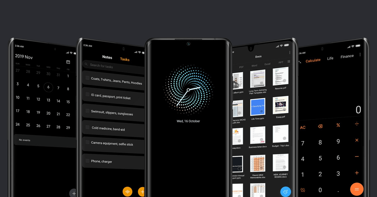 miui 12 dark mode